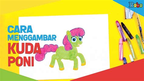 Cara Menggambar Kuda Poni Ala My Little Pony Diy Kreatif Youtube