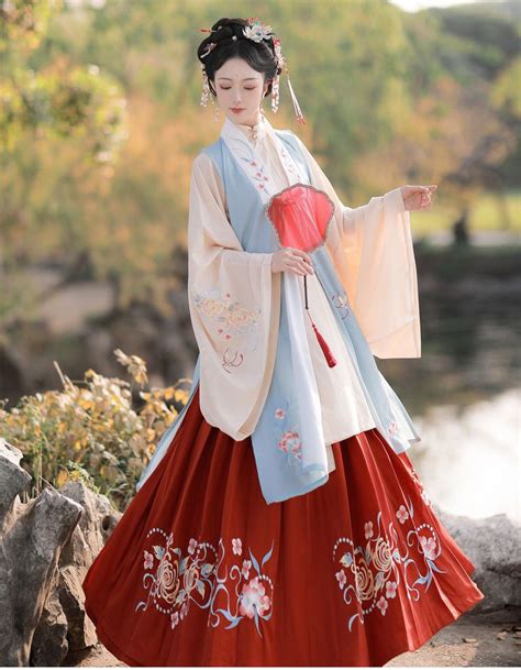 Chinese Dress Bai Qian Elegant Fairy Costume Hanfu For Women To