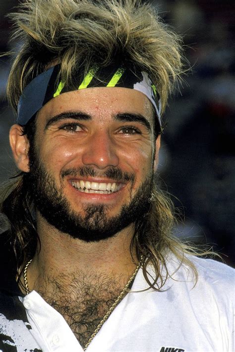 Agassi wore a toupee at the french open in. 23 best images about andre' agassi on Pinterest ...