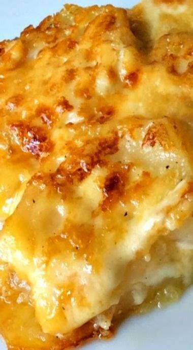It's as if some publicist is feeding her lines that she has trouble delivering. Steakhouse Potato Gratin | Recipes, Cooking recipes ...