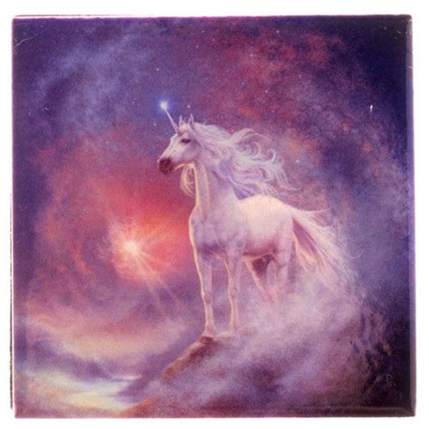 Beautiful Celestial Art Tlp11 Unicorn Art Tile Celestial Prince