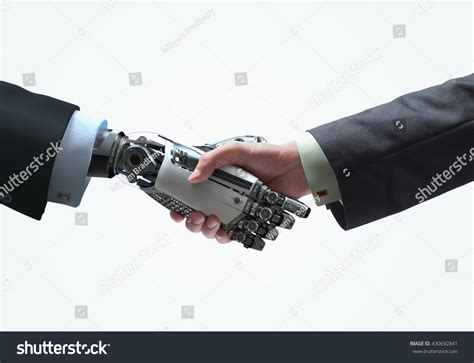 1759 Robot Human Handshake Stock Photos Images And Photography