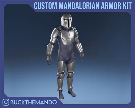 Custom Mandalorian Armor Kit Post Imperial 3d Printable Etsy