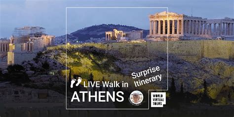 LIVE Walk in ATHENS Surprise Itinerary - World Virtual Tours
