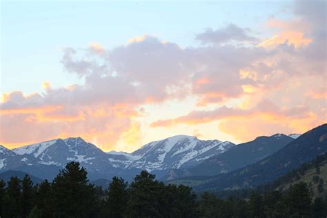 Colorado Rocky Mountain Sunset 4k Wallpaper And Background