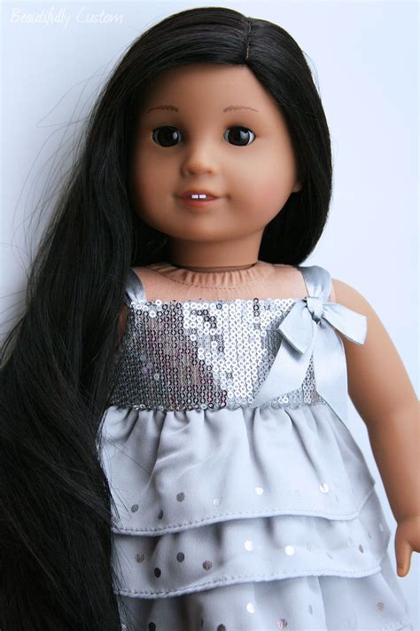 Find the perfect american girl doll stock photos and editorial news pictures from getty images. Custom American Girl Doll ~ Brown Eyes, Long Black Hair ...