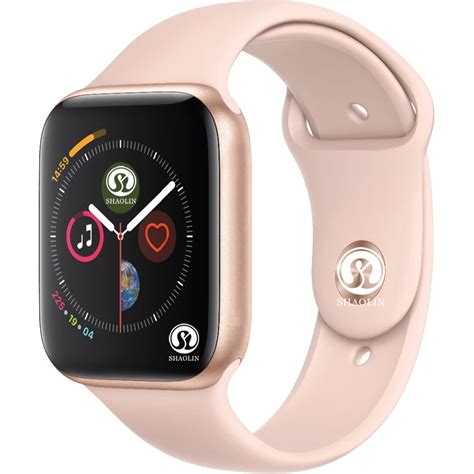 Rose Gold Smart Watch Series 4 Sport Smartwatch Clock For Apple Iphone