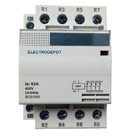 40 Amp 4 Pole Nc Normally Closed Lighting Contactor Iec 120v Coil