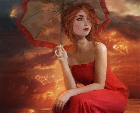 Redhead Dreams Fantasy Women Fantasy Girl Redhead Facts Wallpapers Wallpapers 1080p