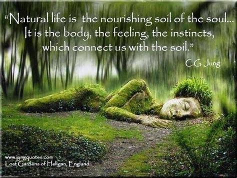 Natural Life Is The Nourishing Of The Soul ~carl Jung Cw 8 Para 800