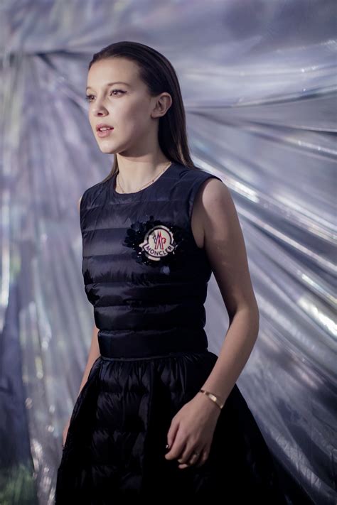 Millie Bobby Brown Named Face Of Moncler Pics All World Report