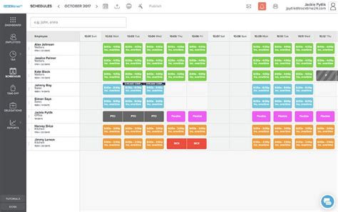 Work Schedule Template Excel And Pdf Download Tracktime24