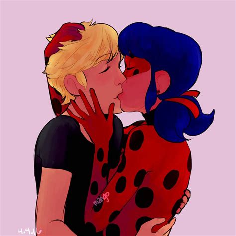 Kissy Ladrien By Bakamango On Deviantart Mini Comic Miraculous Ladybug