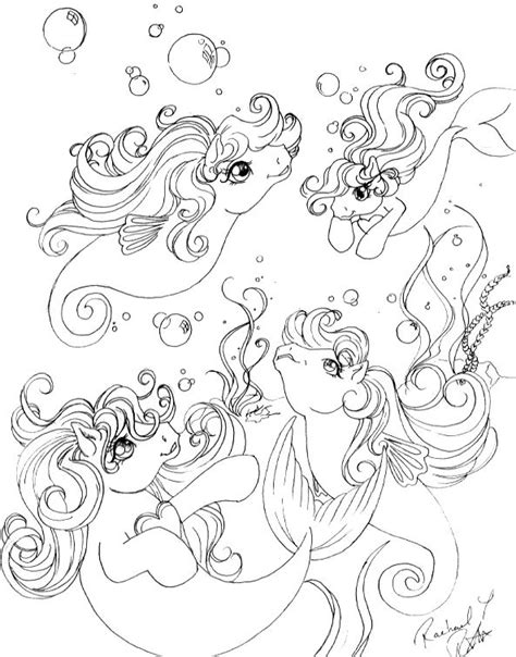 Free printable cartoon coloring pages your toddler will love to color. My Little Pony: Sea Ponies | Coloring pages for kids ...