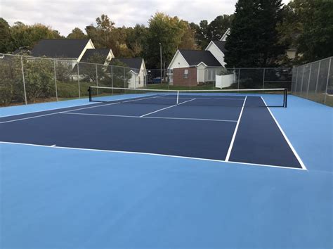 How Much Space Do I Need For A Tennis Court North State Resurfacing
