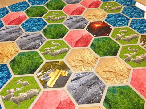 Custom Home Made Settlers Of Catan Board The Pieces Cant Shift