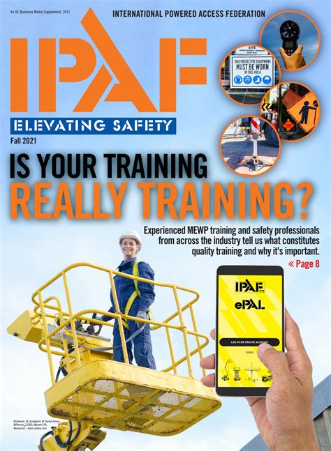Ipaf Elevating Safety 2021 By Issuu