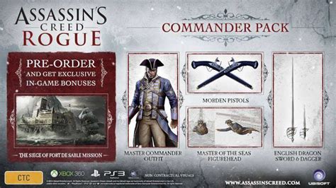 Assassin S Creed Rogue Master Templar Pack DLC EU PS3 CD Key