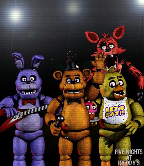 Join the five nights at freddy's gang as you battle to keep yourself from being stuffed into a freddy fazbear suit! C4D/FNaF Five Nights at Freddy's 1 Poster | Five Nights ...