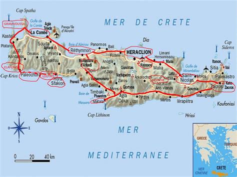 Places To Visit Crete Tourist Maps And Must See Attractions Artofit