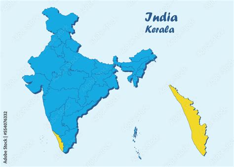 Political Boundaries Of Kerala Kerala Map Kerala State States And