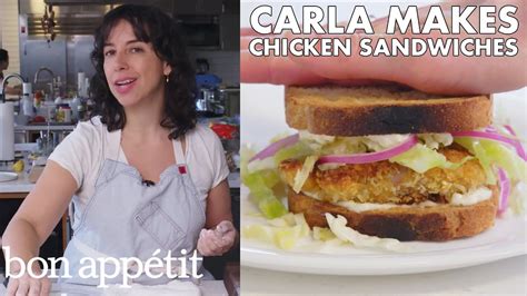 Lightly beat the eggs and combine with the buttermilk and water in a shallow dish. Carla Makes Crispy Fried Chicken Cutlet Sandwiches | From ...