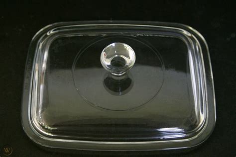 Corning Ware Pyrex Glass Lid Only For 1 12 Qt Baking Dish Loaf Pan