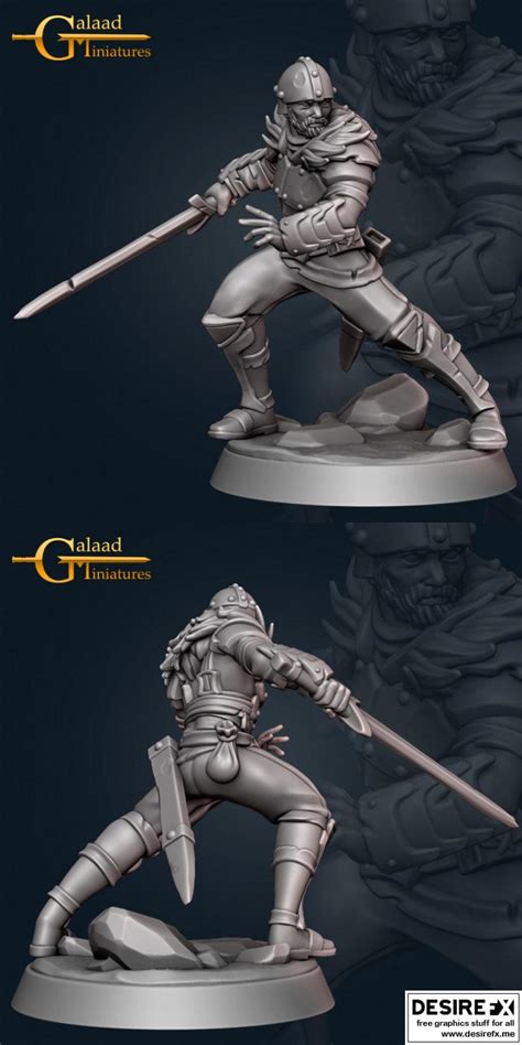 Desire FX 3d Models Galaad Miniatures Mercenary Executioner 3D