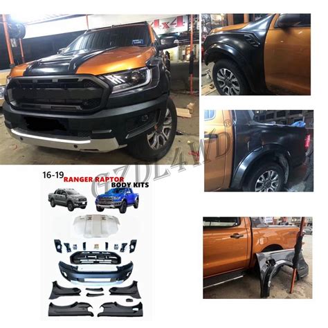 China Aftermarket 2019 Ford Ranger Raptor Wide Body Kits Side Panels