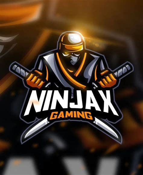 Ninja Gaming Mascot And Esport Logo Template Ai Vector Eps Mascot