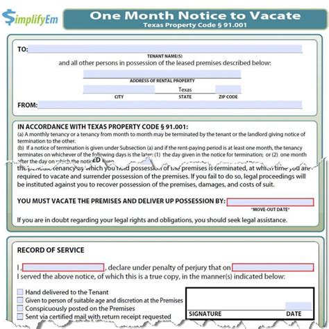 13 30 day notice templates google 30 day notice to tenant samples in pdf 30 day notice to landlord pdf best 30 day notice to vacate examples. Get Our Free 30 Day Notice To Vacate Texas Template in ...