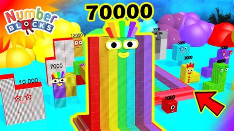 Numberblocks Puzzle Tetris Game 70000 Asmr Rain Big Numberblocks