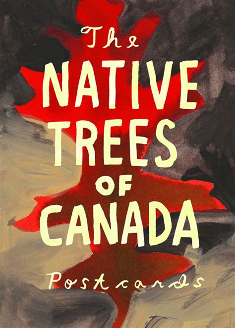 Jul151296 Native Trees Of Canada Postcard Set Previews World