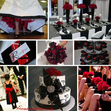 Wedding colours: Red and Black - Primadonna Bride