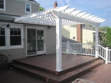 Attached or free standing pergolas. Attached Vinyl Pergola Kits | Pergola Design Ideas