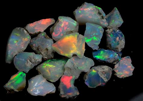 Opal Rough Natural Opal Rough Ethiopian Opal Rough Fire Opal Etsy