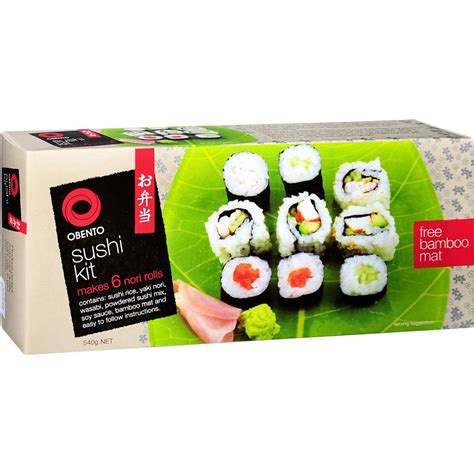 Obento Japanese Sushi Kit 540g Woolworths