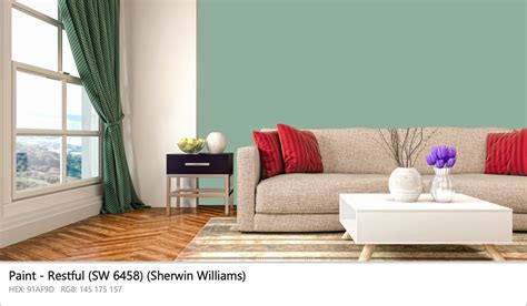 Sherwin Williams Restful Sw 6458 Paint Color Codes Similar Paints