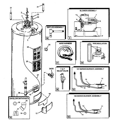 9.19 operates in monovalent regime and extracts the heat absorbed by htf (antifreeze solution) in the solar collector. Hot Water Heater Thermostat Wiring Diagram