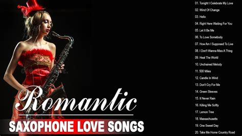 Beautiful Romantic Saxophone Love Songs Instrumental Best Relaxing