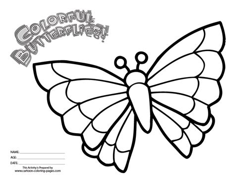 Hellokids members love this small butterfly coloring page. Images Of Cartoon Butterflies - Coloring Home