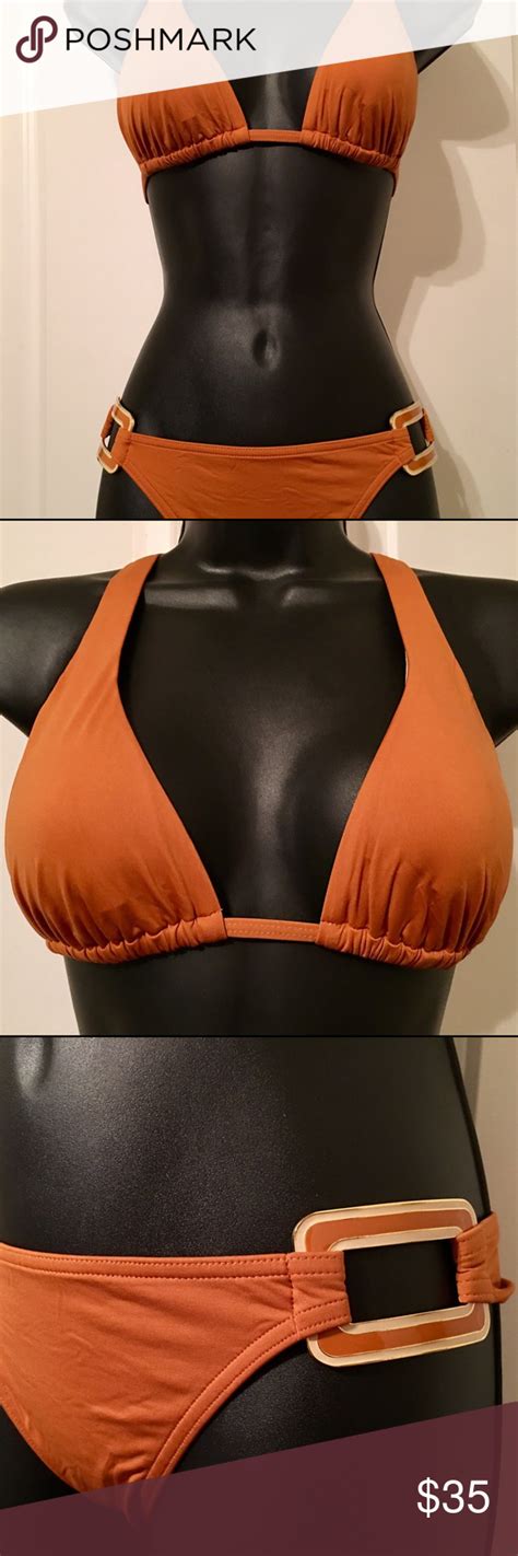 Sold Nwot Victoria S Secret Burnt Orange Bikini Orange Bikini Sexiezpix Web Porn