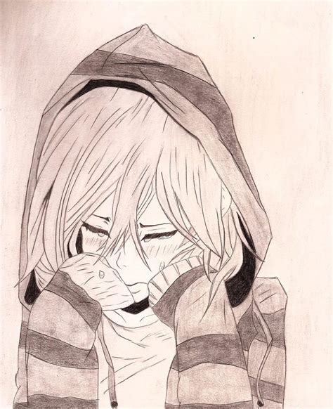 1080p Free Download Art Sad Girl Drawing Easy Easy Sad Anime