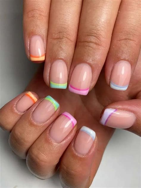 Get The Perfect French Tip On Short Nails The FSHN