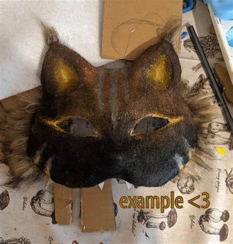 Feline Cat Mask Commissions For Therians With Pictures Etsy Australia