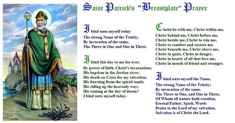 Saint Patrick Original Breastplate Prayer
