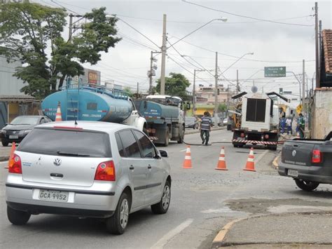 G1 Obras Interditam Trecho Da Avenida Lourenço De Souza Franco Em Mogi Notícias Em Mogi Das