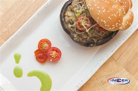 Receta Hamburguesa Portobello Incer Produce