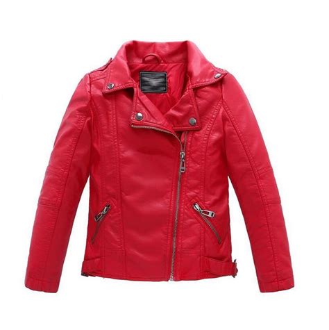 Baby Boys Leather Jacket Kids Girls And Coats Spring Kids