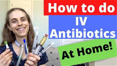 How To Do Iv Antibiotics At Home Life With A Vent Youtube